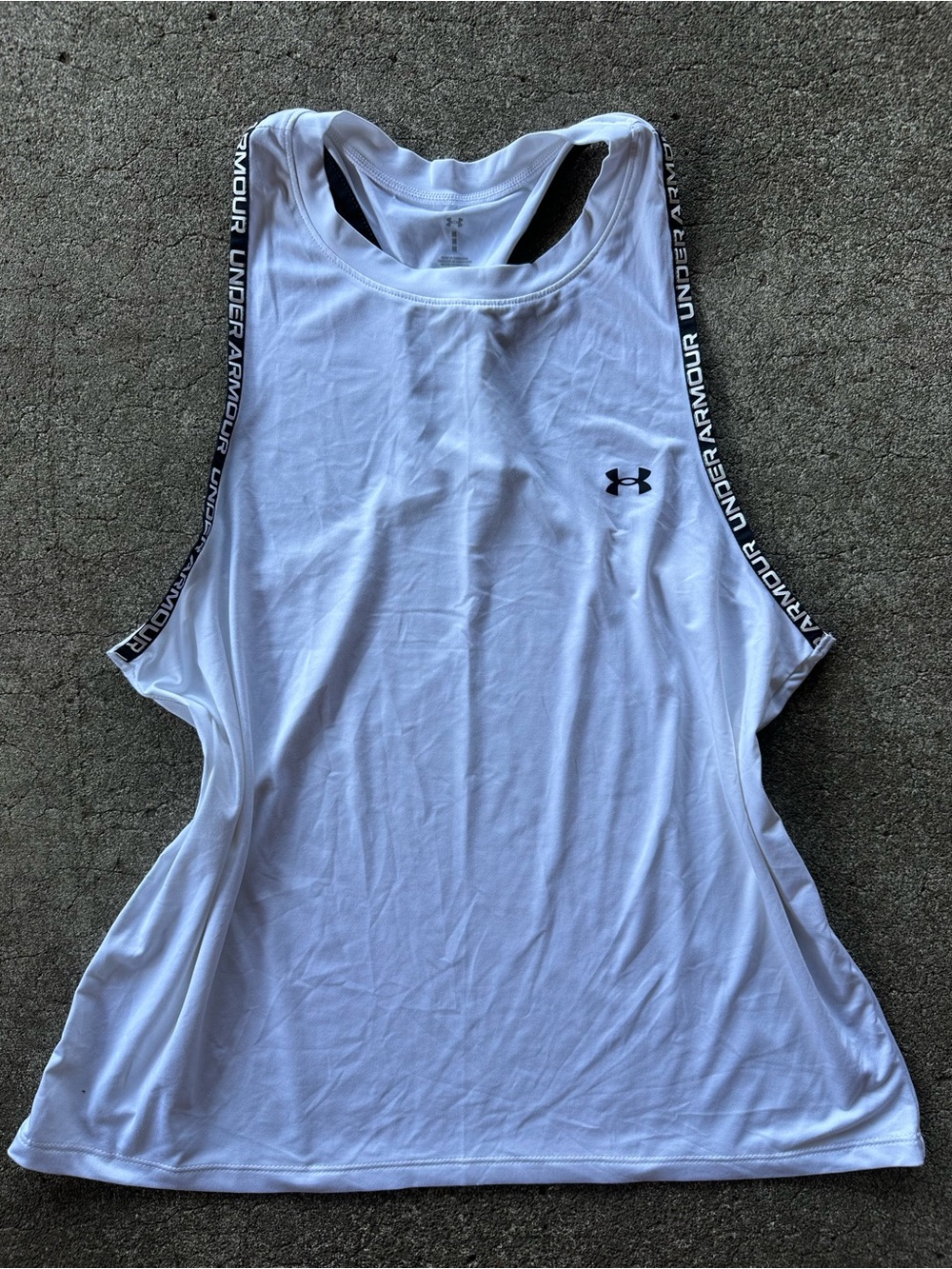 Under Armour White Performance Tank Top